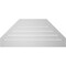 Ekena Millwork Octagonal Top Surface Mount PVC Gable Vent w/ 2"W x 2"P Brickmould Sill Frame, 42"W x 18"H GVPOT42X1803SF - alternate 2